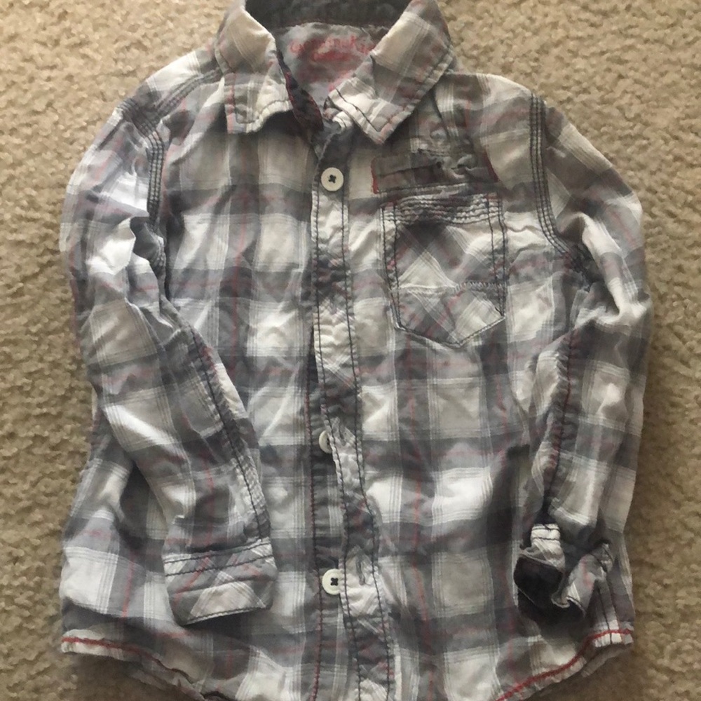 Long sleeved button down shirt